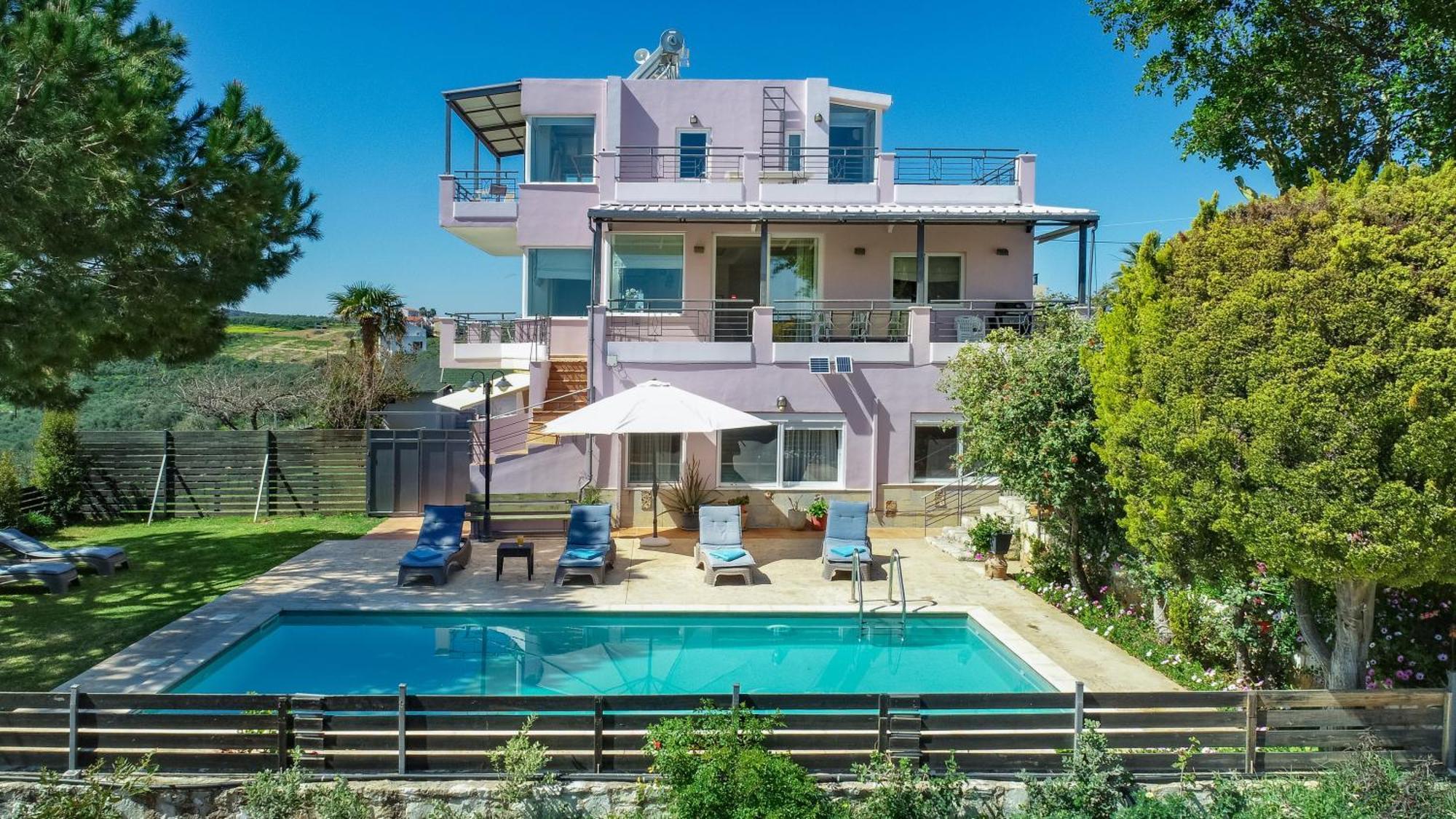 Villa Anatoli スタロス エクステリア 写真